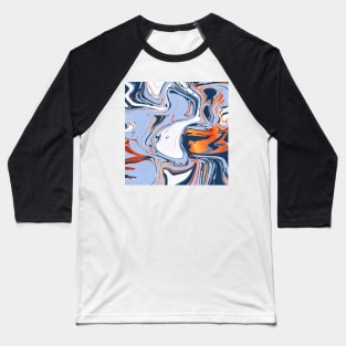 Liquid marble texture with abstract luxury Baseball T-Shirt